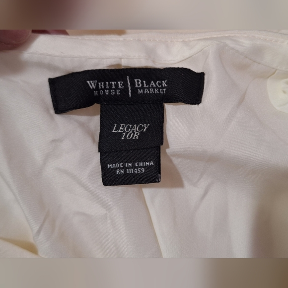 White House Black Market Wide Leg White Pants - Picture 4 of 4